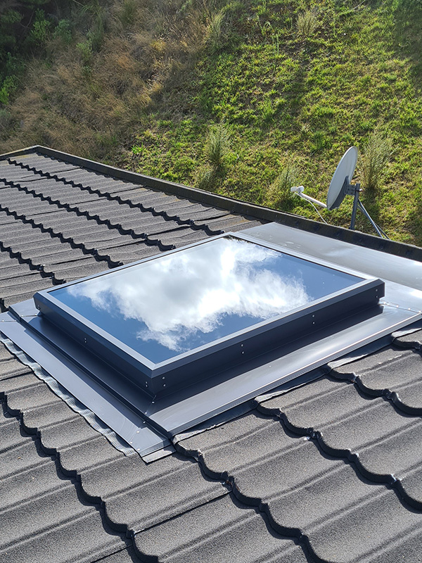 After skylight and flashing replaced for NZ conditions